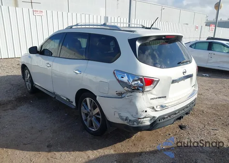 2014 Nissan Pathfinder Platinum z USA, uszkodzony, nr VIN 5N1AR2MN4EC697332